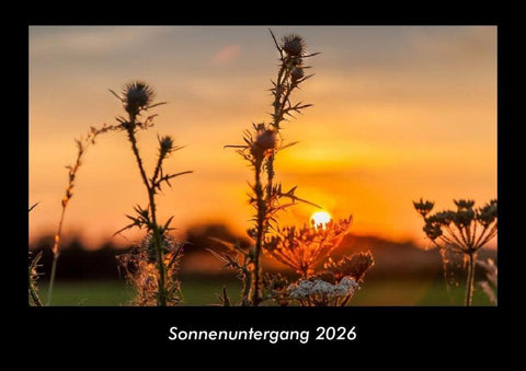 Sonnenuntergang 2026 Fotokalender DIN A3