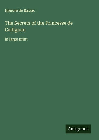 The Secrets of the Princesse de Cadignan