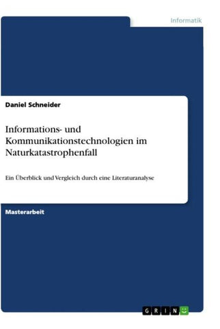 Informations- und Kommunikationstechnologien im Naturkatastrophenfall