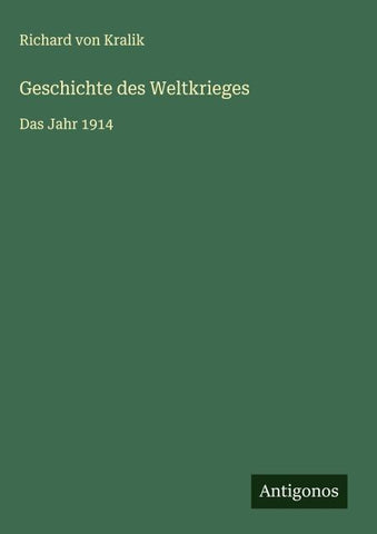 Geschichte des Weltkrieges