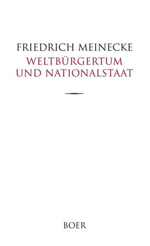 Weltbürgertum und Nationalstaat