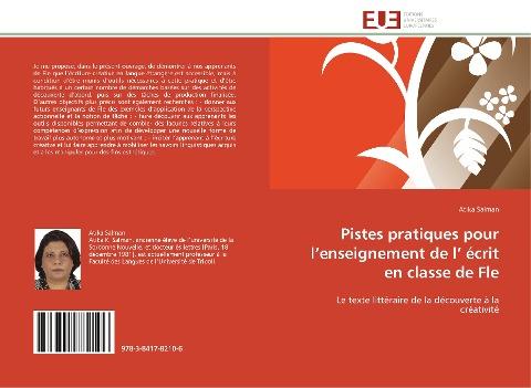 Pistes pratiques pour l'enseignement de l' écrit en classe de Fle