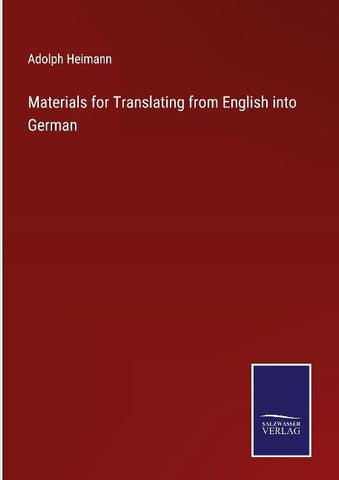 Materials for Translating from English into German