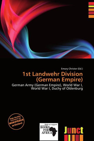 1st Landwehr Division (German Empire)