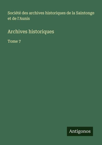 Archives historiques