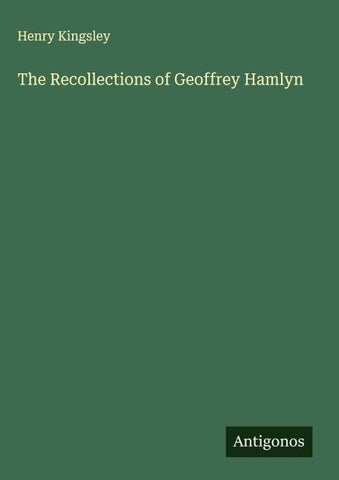 The Recollections of Geoffrey Hamlyn