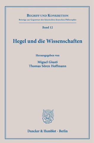 Hegel und die Wissenschaften