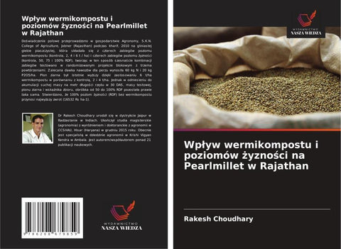 Wp¿yw wermikompostu i poziomów ¿yzno¿ci na Pearlmillet w Rajathan
