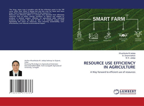 RESOURCE USE EFFICIENCY IN AGRICULTURE