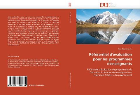 Référentiel d''évaluation pour les programmes d''enseignants