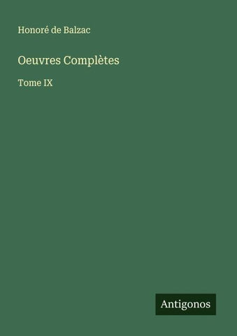 Oeuvres Complètes