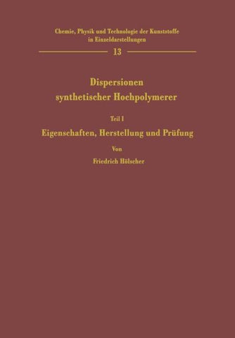 Dispersionen synthetischer Hochpolymerer