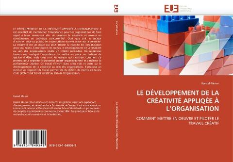 LE DÉVELOPPEMENT DE LA CRÉATIVITÉ APPLIQÉE À L'ORGANISATION