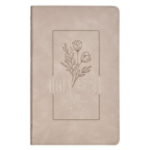 KJV Bible Gift Edition (Faux Leather Taupe)