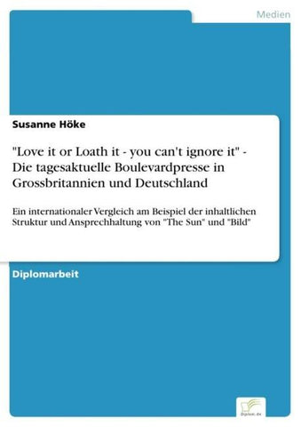 "Love it or Loath it - you can't ignore it"  - Die tagesaktuelle Boulevardpresse in Grossbritannien und Deutschland