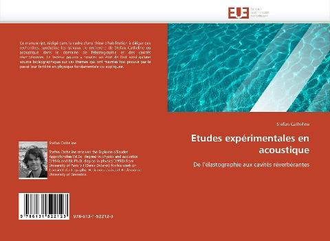 Etudes expérimentales en acoustique