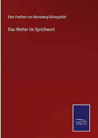 Das Wetter im Sprichwort
