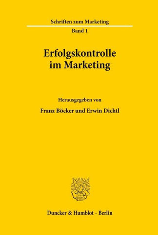 Erfolgskontrolle im Marketing.