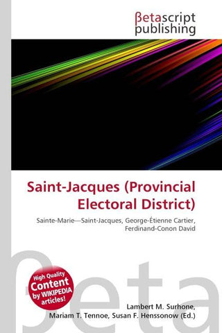 Saint-Jacques (Provincial Electoral District)