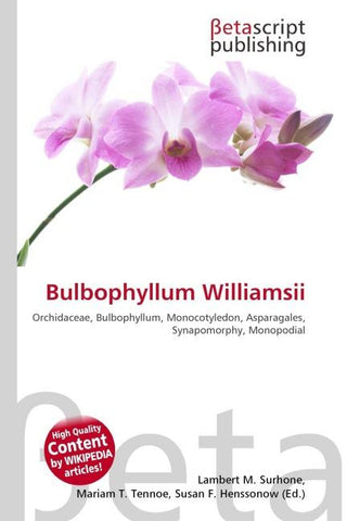 Bulbophyllum Williamsii