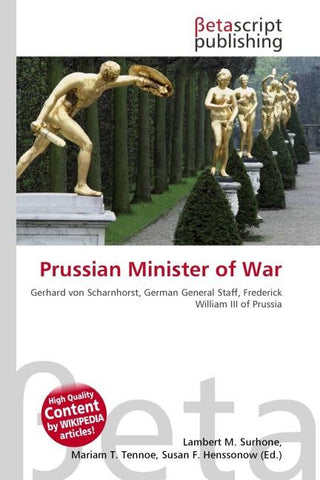 Prussian Minister of War