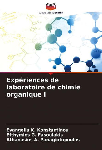 Expériences de laboratoire de chimie organique I