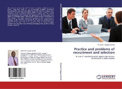 Practice and problems of recruitment and selection
