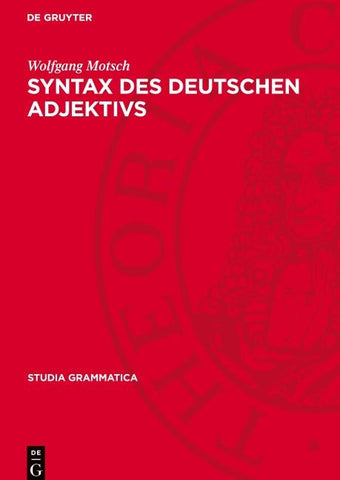 Syntax des deutschen Adjektivs