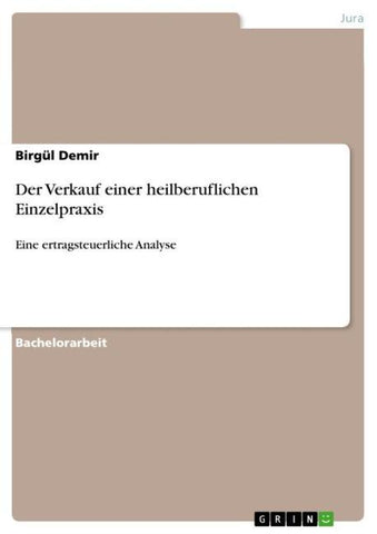 Der Verkauf einer heilberuflichen Einzelpraxis