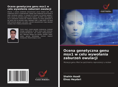 Ocena genetyczna genu msx1 w celu wywo¿ania zaburze¿ owulacji