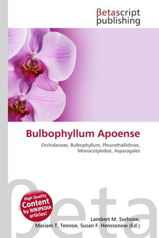 Bulbophyllum Apoense
