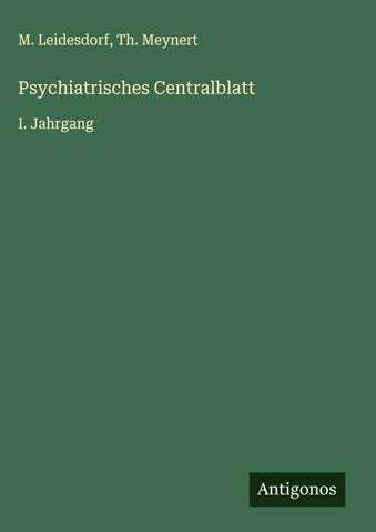 Psychiatrisches Centralblatt