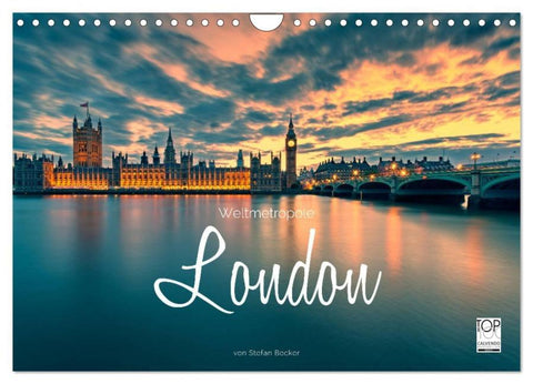 Weltmetropole London (Wandkalender 2026 DIN A4 quer), CALVENDO Monatskalender