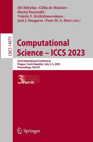 Computational Science – ICCS 2023
