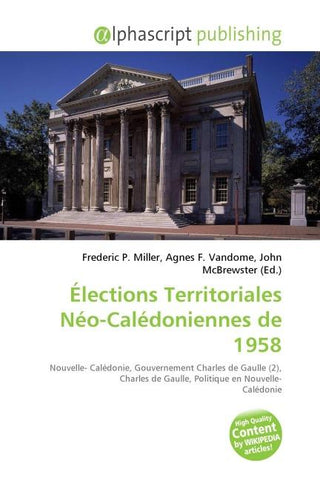Élections Territoriales Néo-Calédoniennes de 1958