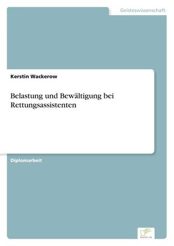 Belastung und Bewältigung bei Rettungsassistenten