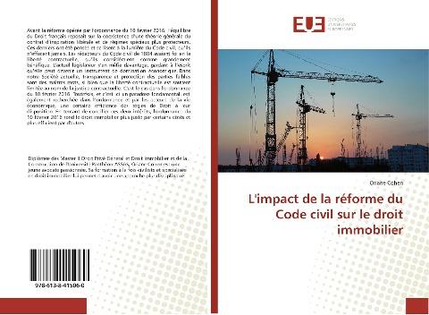 L'impact de la réforme du Code civil sur le droit immobilier