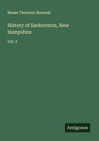 History of Sanbornton, New Hampshire