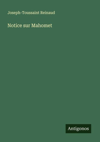 Notice sur Mahomet