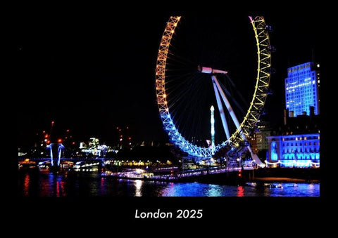 London 2025 Fotokalender DIN A3