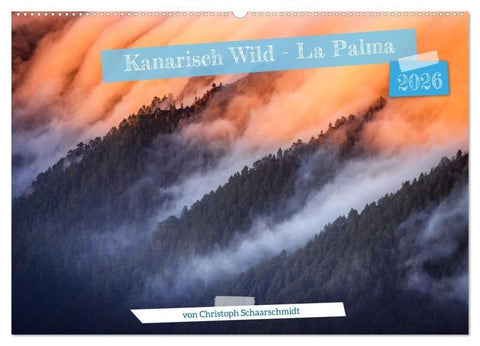 Kanarisch Wild - La Palma (Wandkalender 2026 DIN A2 quer), CALVENDO Monatskalender
