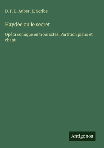 Haydée ou le secret