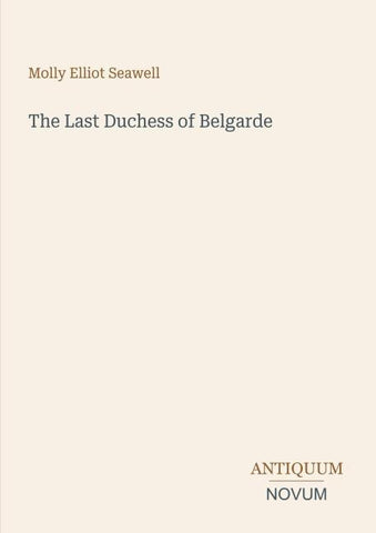 The Last Duchess of Belgarde