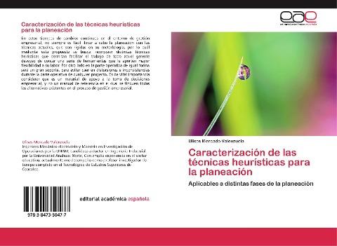Caracterización de las técnicas heurísticas para la planeación