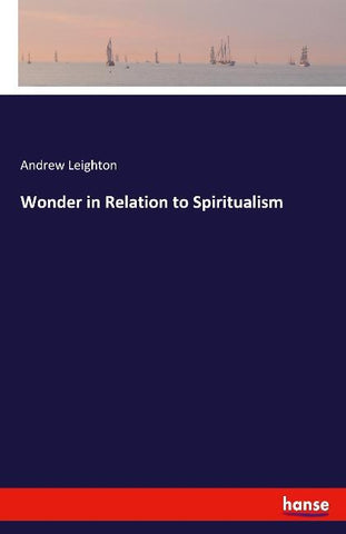Wonder in Relation to Spiritualism