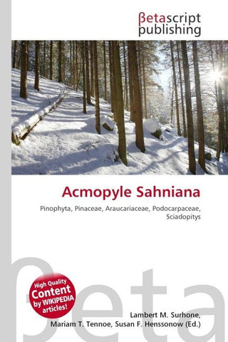 Acmopyle Sahniana