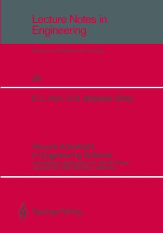 Recent Advances in Engineering Science