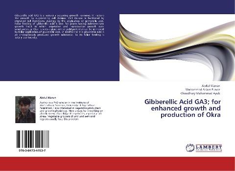 Gibberellic Acid GA3; for enhanced growth and production of Okra