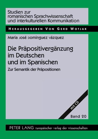 Die Präpositivergänzung im Deutschen und im Spanischen