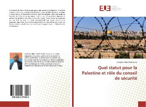 Quel statut pour la Palestine et rôle du conseil de sécurité